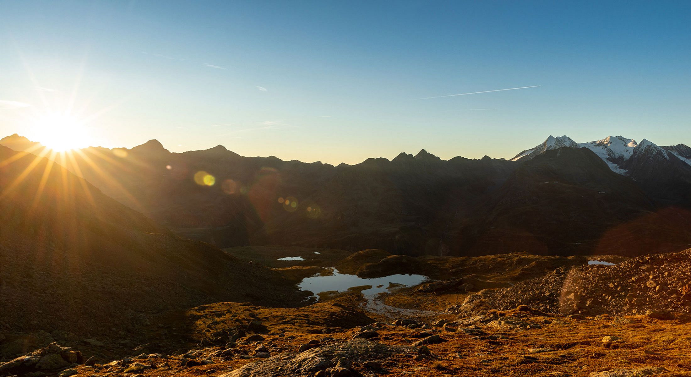 Bergmomente Sölden Sonnenaufgang